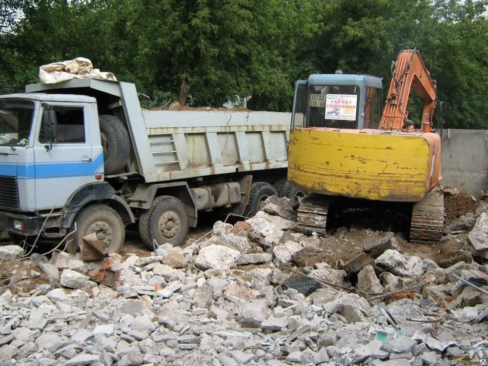 Вывоз бетонного боя и утилизация в Дзержинском в октябре